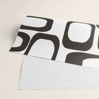 Mid Century Modern Shapes Black And White #society6 #buyart Wrapping Paper Gallery Image 2