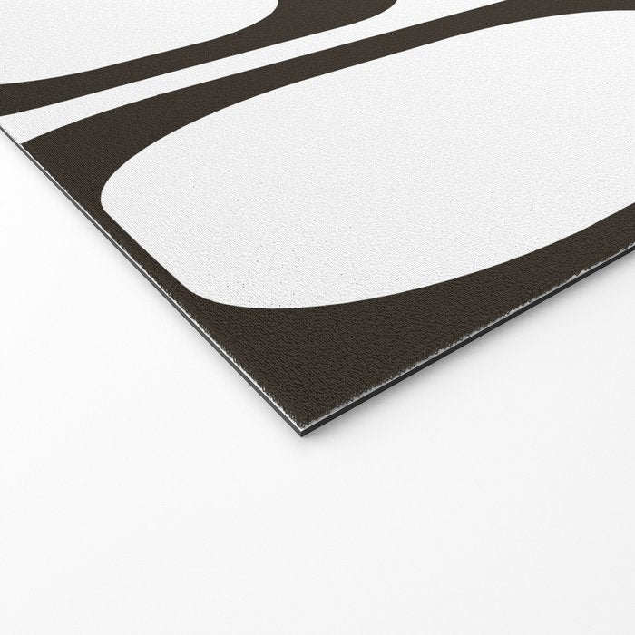 Mid Century Modern Shapes Black And White #society6 #buyart Welcome Mat Gallery Image 2