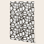 Mid Century Modern Shapes Black And White #society6 #buyart Wallpaper Gallery Image 2