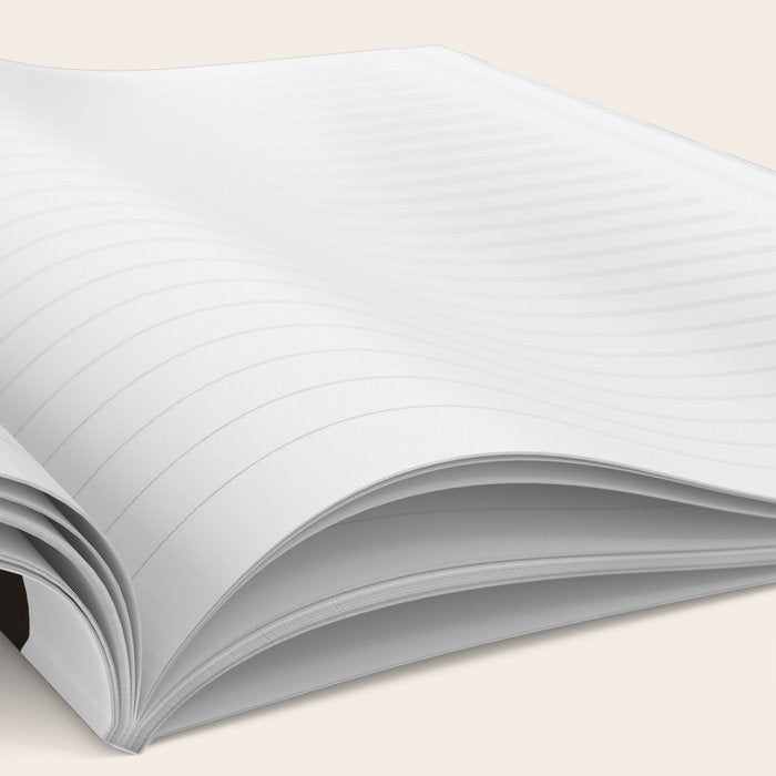 Mid Century Modern Shapes Black And White #society6 #buyart Notebook Gallery Image 2