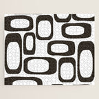 Mid Century Modern Shapes Black And White #society6 #buyart Jigsaw Puzzle Gallery Image 1