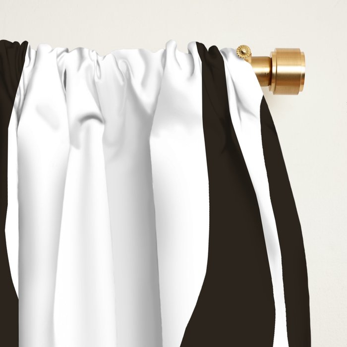 Mid Century Modern Shapes Black And White #society6 #buyart Window Curtain Gallery Image 2