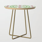 Ladybugs & Daisies - Cute Floral Bug Pattern with Ladybirds Side Table Gallery Image 1