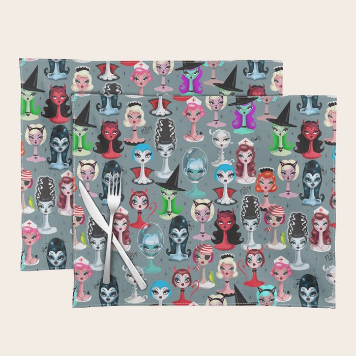 Spooky Dolls Placemat Gallery Image 1