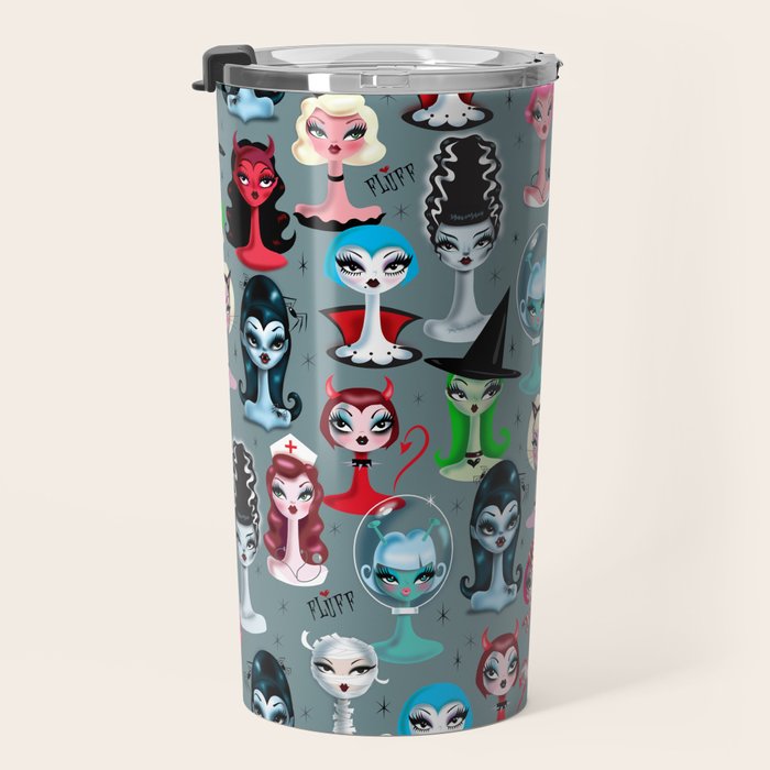 Spooky Dolls Travel Mug Gallery Image 3
