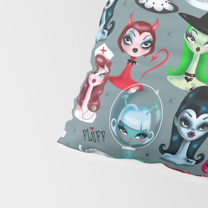 Spooky Dolls Pillow Sham Gallery Image 4