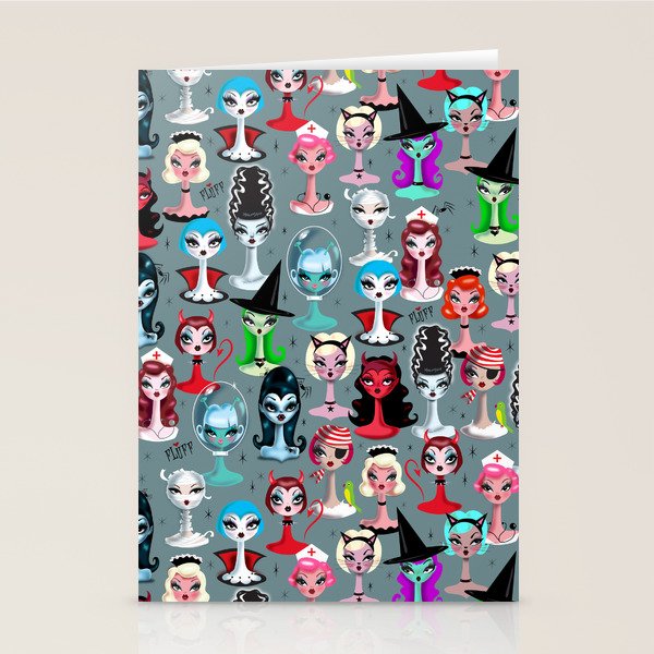 Spooky Dolls Stationery Card Gallery Image 2