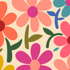 Botanical Garden -Colorful Daisy Bloom Coffee Mug Gallery Image 2