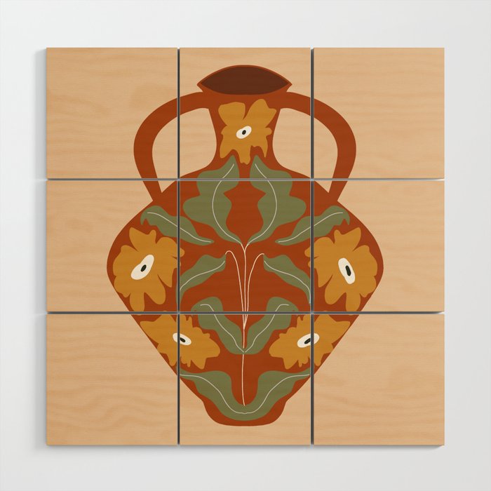 Vase 2 Wood Wall Art Gallery Image 1
