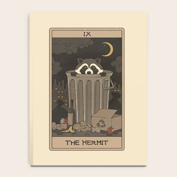 The Hermit - Raccoons Tarot Notebook Gallery Image 4