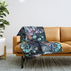 Night Garden Throw Blanket Gallery Image 1