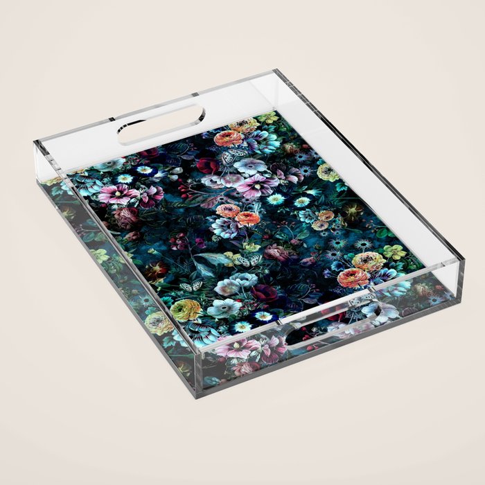Night Garden Acrylic Tray Gallery Image 1