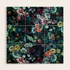 Night Garden Wood Wall Art Gallery Image 1