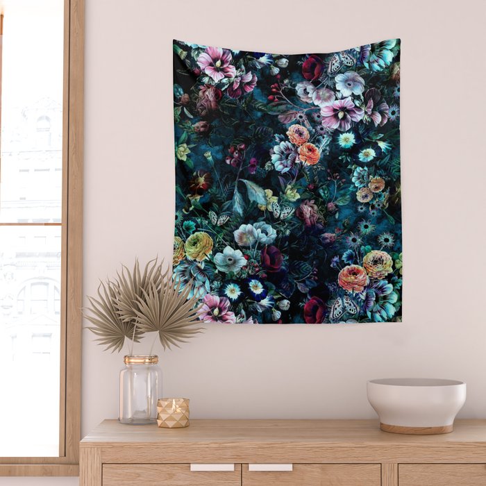 Night Garden Wall Tapestry Gallery Image 2