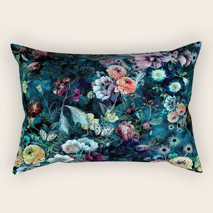 Night Garden Rectangular Pillow Gallery Image 1