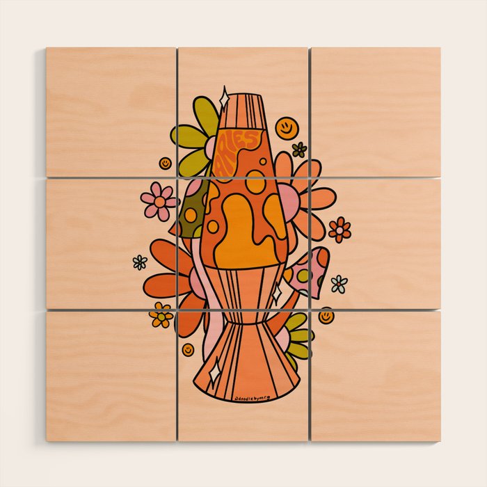 Aries Lava Lamp Wood Wall Art Gallery Image 1