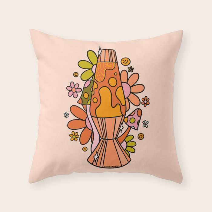 Aries Lava Lamp Throw Pillow Gallery Image 6