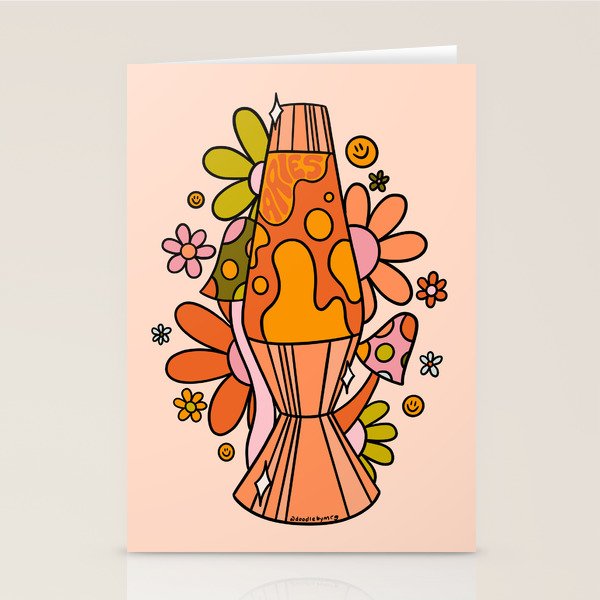 Aries Lava Lamp Stationery Card Gallery Image 2