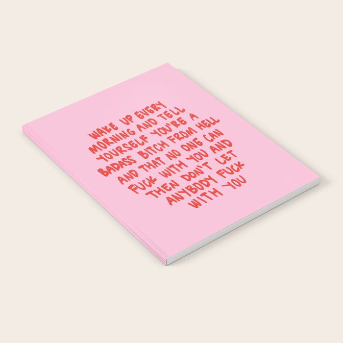 Girl Boss Motto Notebook Gallery Image 2