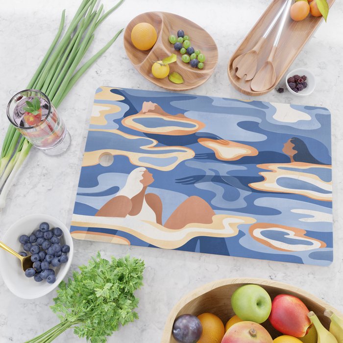 Midsummer beach nights Cutting Board Gallery Image 2