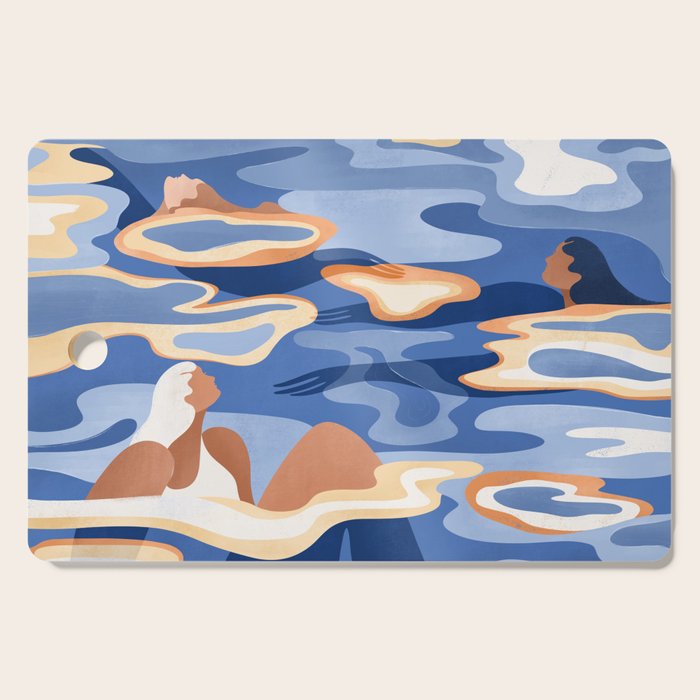 Midsummer beach nights Cutting Board Gallery Image 1