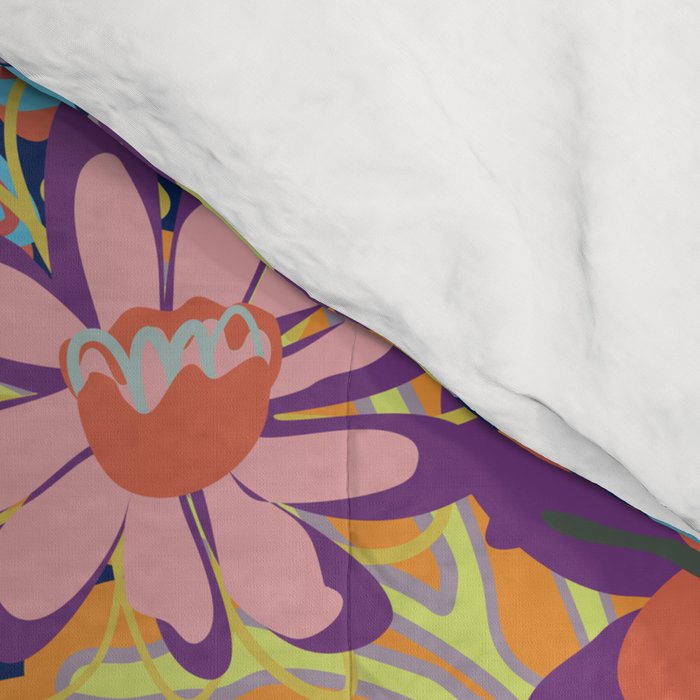 Tropical bloom Comforter Gallery Image 4