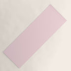 Modern blush pink solid color background design Yoga Mat Gallery Image 1