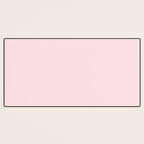 Modern blush pink solid color background design Desk Mat Gallery Image 3