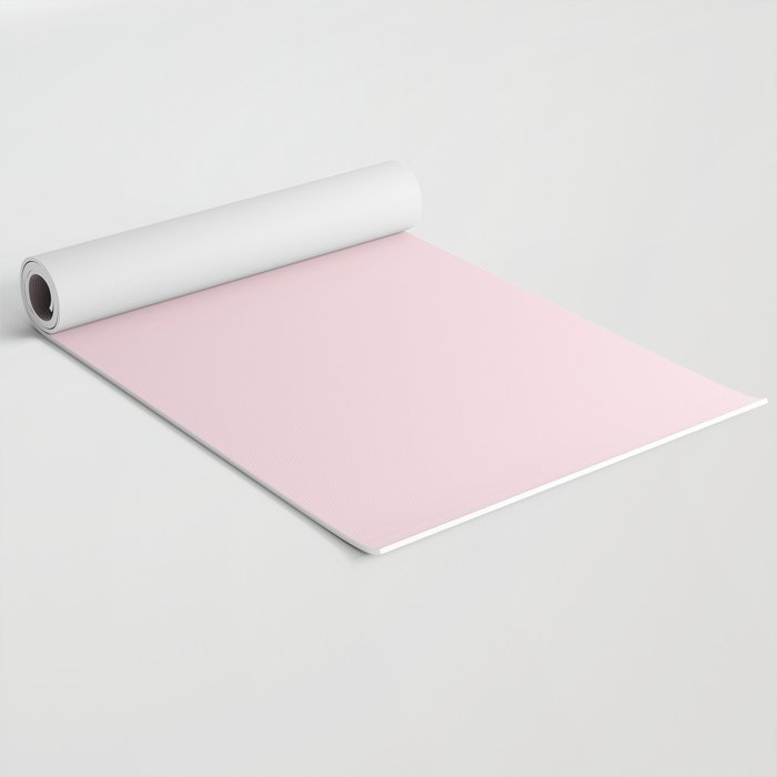 Modern blush pink solid color background design Yoga Mat Gallery Image 2