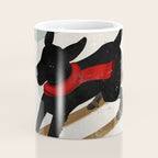 Black Dog Labrador Ski Mountain Coffee Mug Gallery Image 4