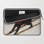 Black Dog Labrador Ski Mountain Laptop Sleeve Gallery Image 2