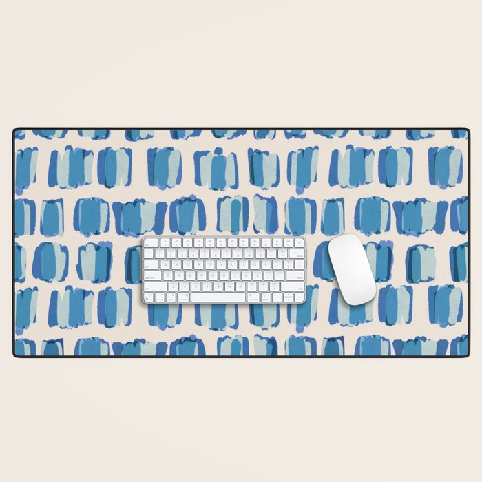 Parisian Bakery Blue  Desk Mat Gallery Image 1