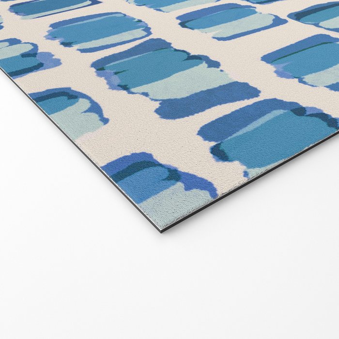 Parisian Bakery Blue  Welcome Mat Gallery Image 2