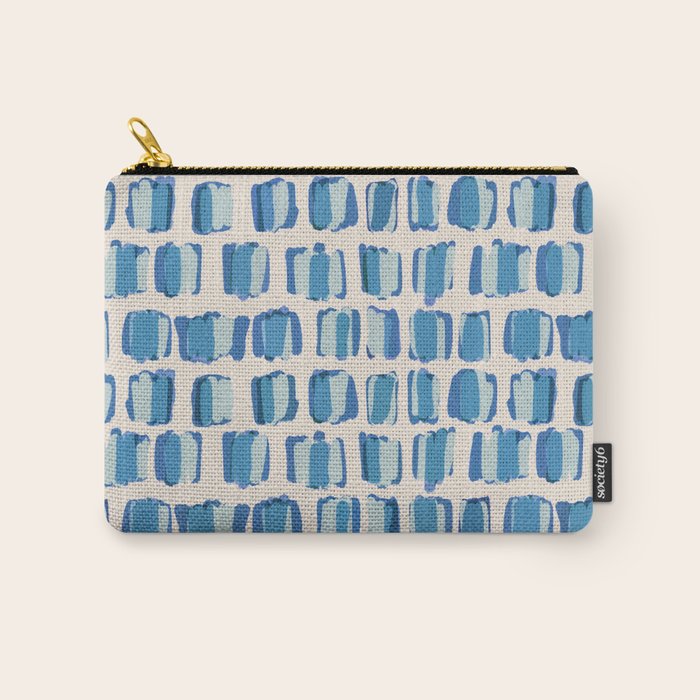 Parisian Bakery Blue  Carry All Pouch Gallery Image 1