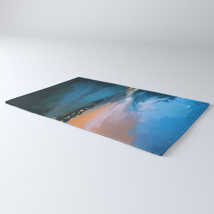 Laguna Beach At Night Rug Gallery Image 3