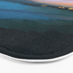 Laguna Beach At Night Bath Mat Gallery Image 3