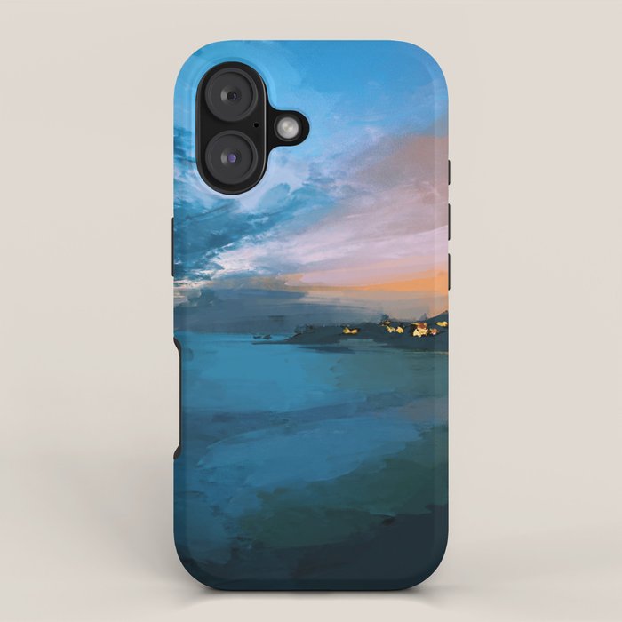Laguna Beach At Night iPhone Case Gallery Image 1