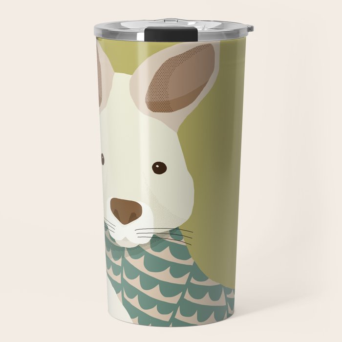 Whimsical Kangaroo Travel Mug Gallery Image 1