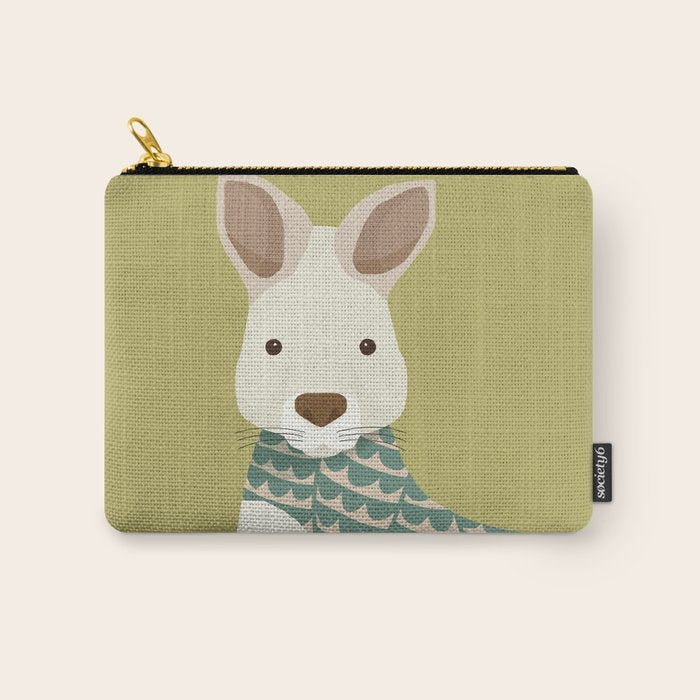 Whimsical Kangaroo Carry All Pouch Gallery Image 1