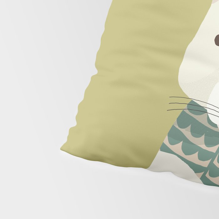 Whimsical Kangaroo Pillow Sham Gallery Image 4