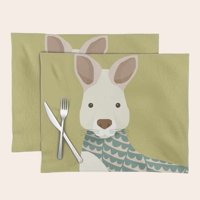 Whimsical Kangaroo Placemat