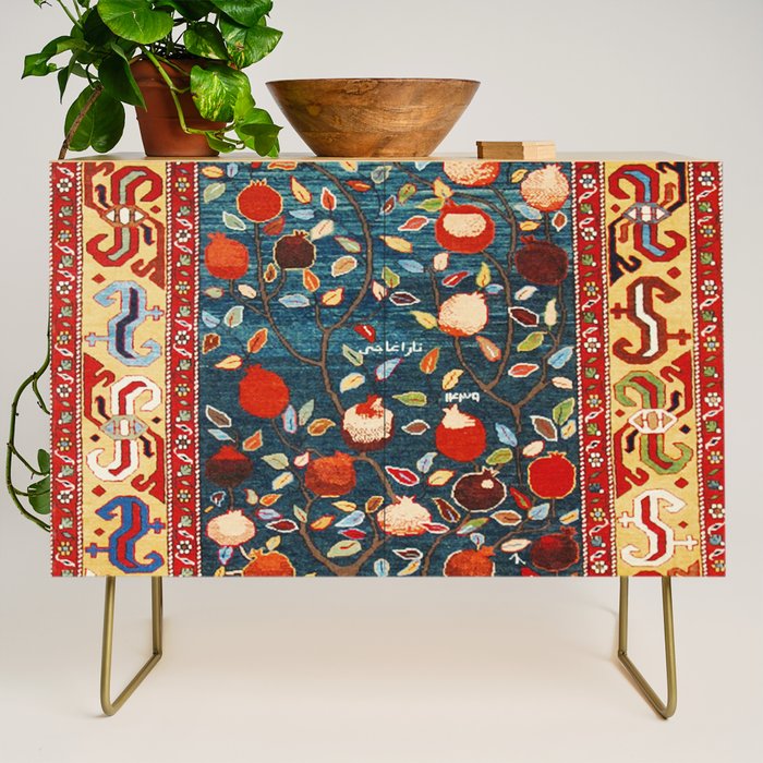 Pomegranate Tree Azerbaijan Rug Credenza Gallery Image 1