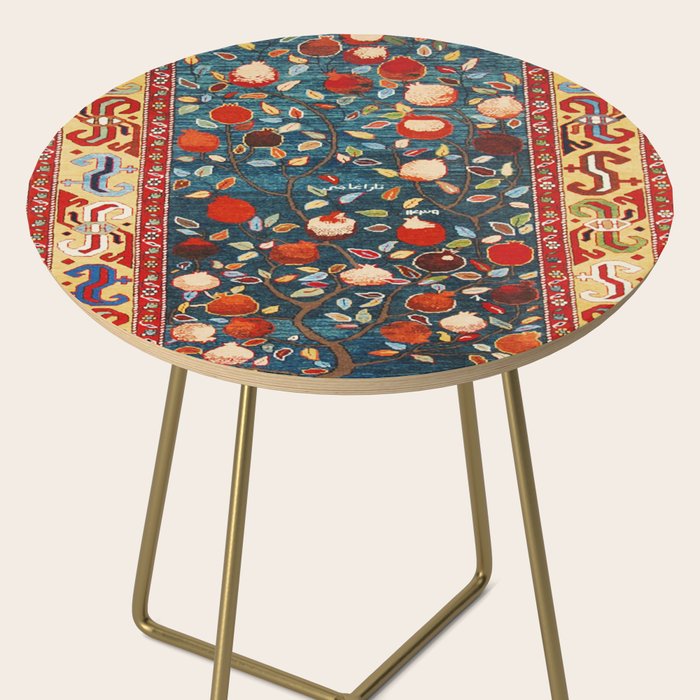 Pomegranate Tree Azerbaijan Rug Side Table Gallery Image 2