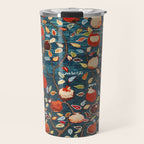 Pomegranate Tree Azerbaijan Rug Travel Mug Gallery Image 1