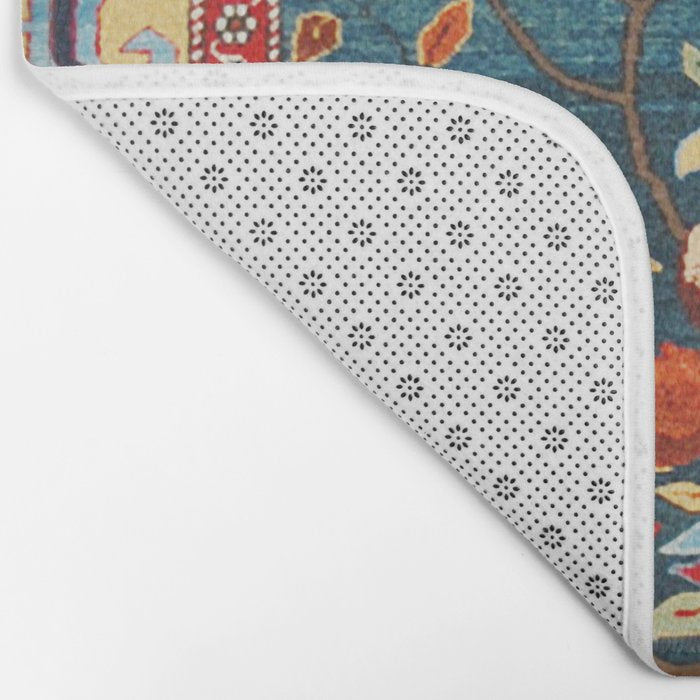 Pomegranate Tree Azerbaijan Rug Bath Mat Gallery Image 2