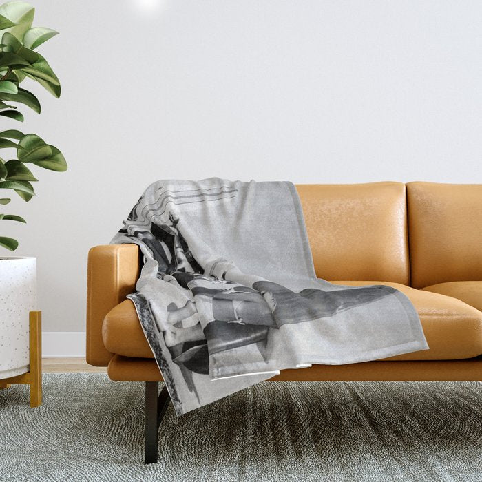 Get Out Of Her Way Throw Blanket Gallery Image 1
