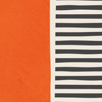 Bold Orange Circle Black Lines Coffee Mug Gallery Image 2