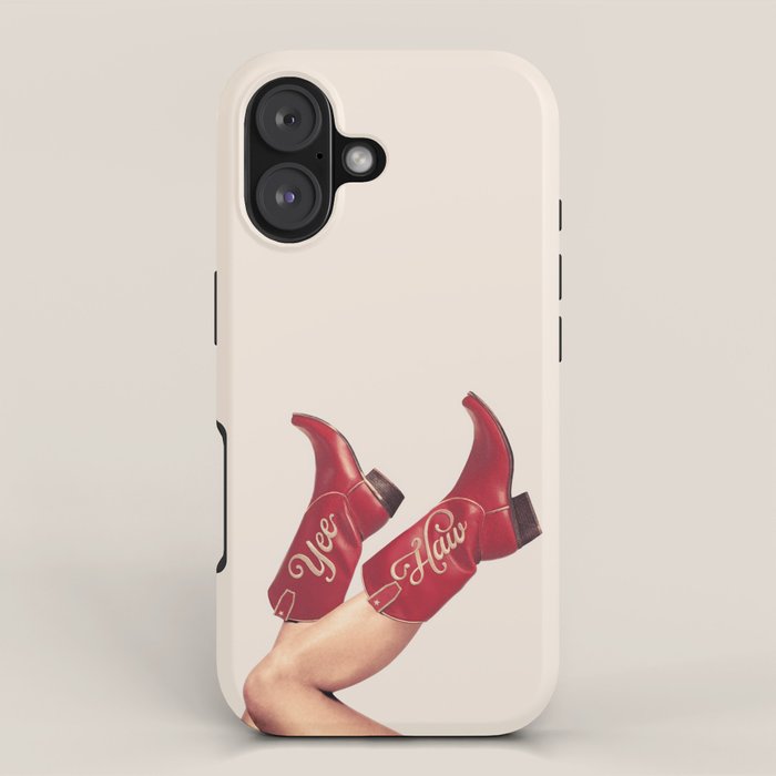 These Boots - Yeehaw Rustic Red n Neutral iPhone Case Gallery Image 1