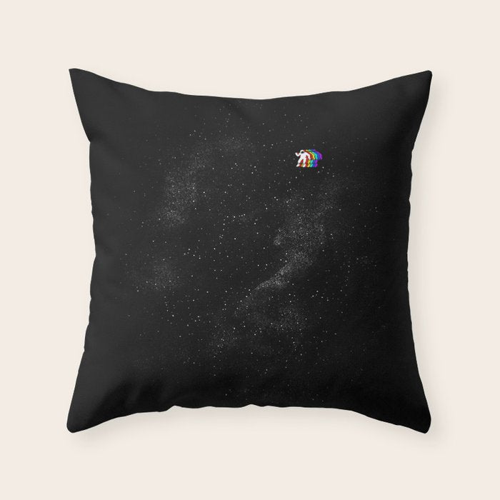 Gravity V2 Throw Pillow Gallery Image 6