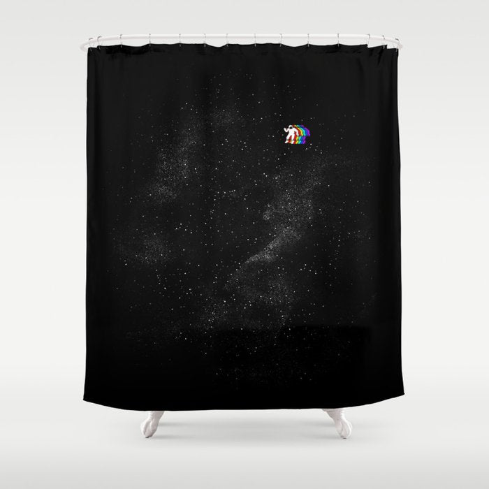Gravity V2 Shower Curtain Gallery Image 1